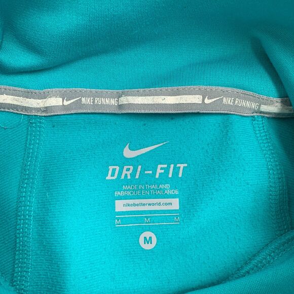 Nike Running Relay Midweight Pullover Sweater Womens M Medium Blue Turtleneck - Picture 10 of 14